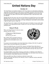 narrative essay about united nations